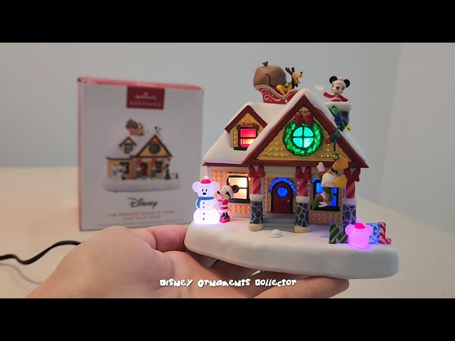 Hallmark Keepsake Christmas Ornament 2024, Disney Mickey Mouse The Merriest House in Town