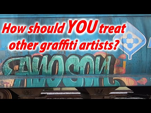 How Should Graffiti Artists Treat Each Other?! | Freight Tain Watching Ep 10