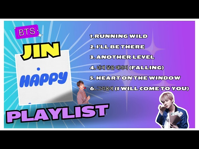 [Full album] - Jin (진) - HAPPY | Soft Korean playlist - Jin | BTS💜