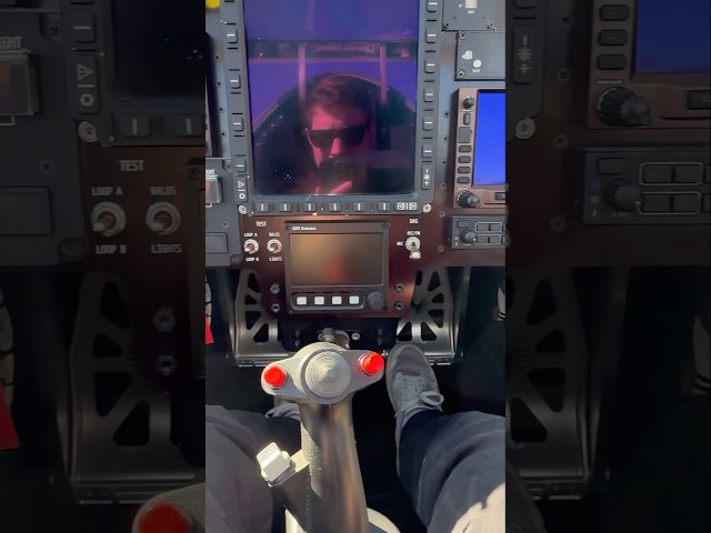 Sitting in Boom Supersonic Cockpit (XB-1)