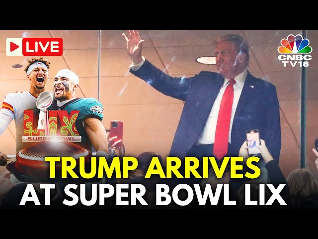 USA LIVE: President Trump Arrives in New Orleans To Attend Super Bowl | Chiefs Vs Eagles Live | N18G