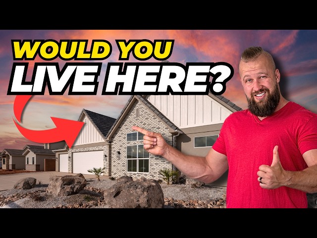 What $870,000 Buys You in St. George Utah RIGHT NOW?! [Crimson Vistas New Construction Home Tour!]