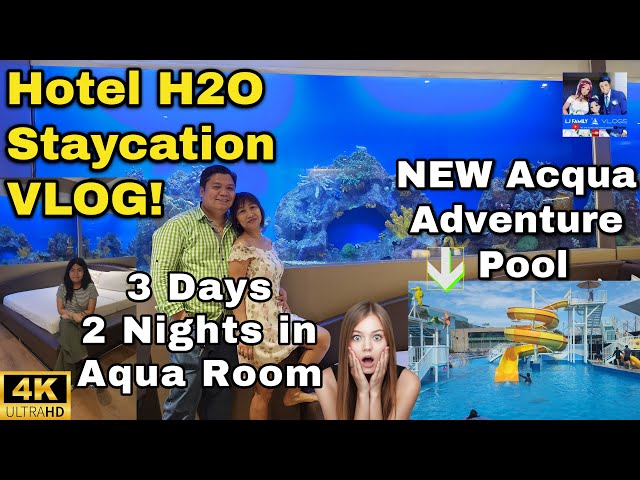 Hotel H2O Staycation! 3D2N in Aqua Room + NEW Acqua Adventure Pool & FREE Manila Ocean Park Access!