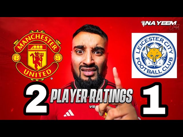 OFFSIDE GOAL SAVES MAN UTD | Manchester United 2-1 Leicester Match Reaction & Player RATINGS