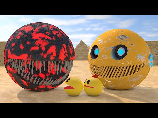 Best Adventure's Compilation by Pacman | Pacman vs Egyptian Monsters | StrEat