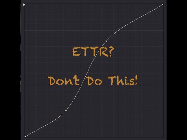 How to Make an ETTR Curve (HDR)