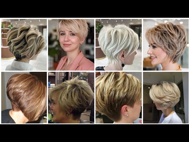 Woman Short Bob pixie Haircut|Short Hairstyle New Short Undercut Haircut2025