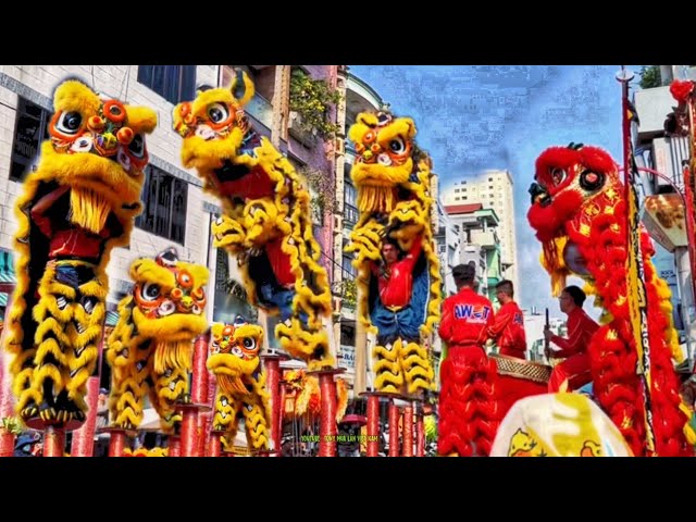 Múa Lân Hay Nhất Việt Nam 2025 LSR Tinh Anh Đường Nhảy Đường Phố Náo Nhiệt / Lion Dance Barongsai