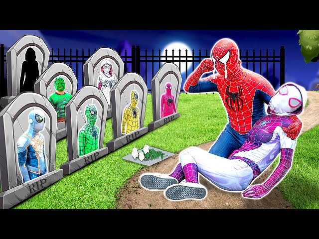 What If 10 SPIDER-MAN in 1 HOUSE? | R.I.P Superhero! Spiderman vs Joker Final Battle For Friendship