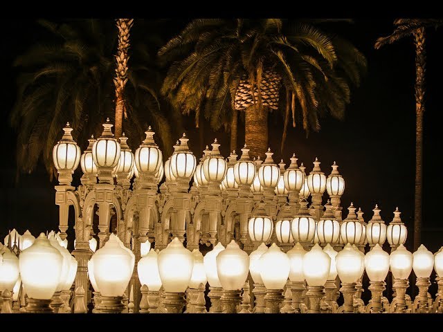 360 time-lapse of Chris Burden's "Urban Lights" | Los Angeles Times