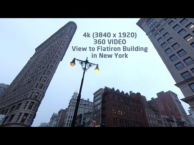 New York. View to Flatiron building