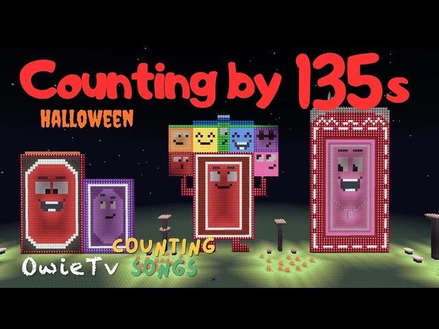 Counting by 135s Song | Minecraft Numberblocks Counting Songs | Math and Number Songs for Kids