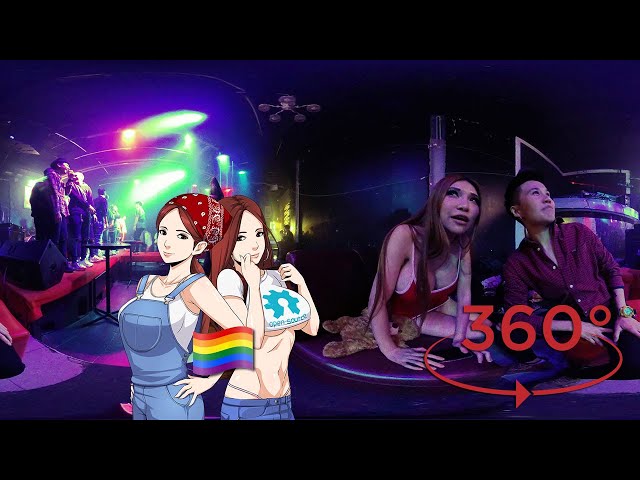 🏳️‍🌈Bangkok Lesbian Club🏳️‍🌈 360 VR!