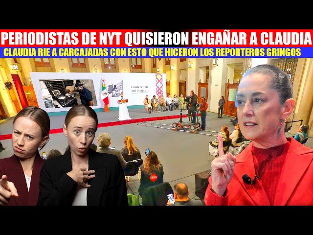 MIRA:CLAUDIA DESCUBRE MONTAJE DE PERIODISTAS GR1NGOS,PENSARON QUE NADIE SE IBA A DAR CUENTA