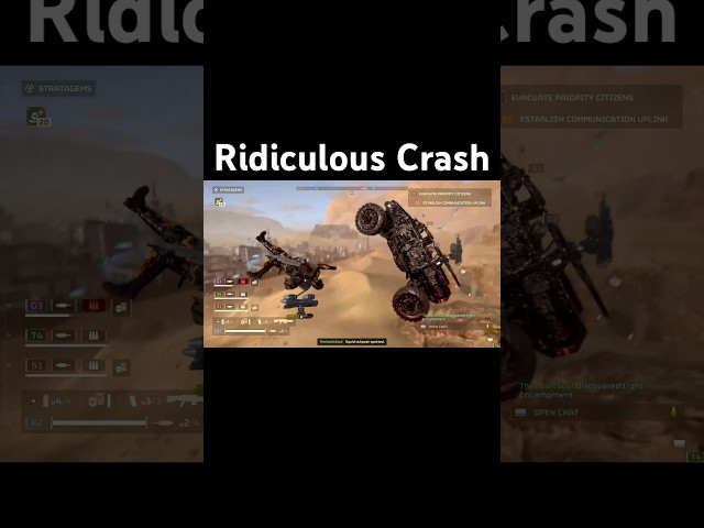 HILARIOUS HELLDIVERS CAR CRASH #fyp #helldivers2 #gaming #funnymoments #foryou #funny #crash