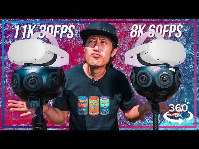 Insta360 Titan 11K 30fps vs 8K 60fps - Oculus Quest 2 Video Specs [8K 360 Video]