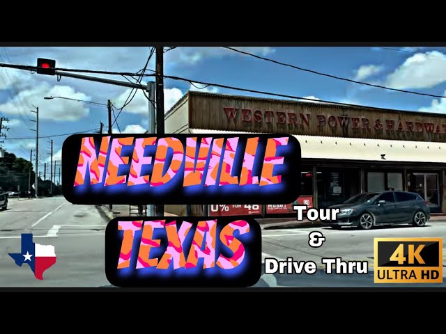 [4K] Needville, Texas - City Tour & Drive Thru