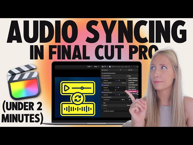 🎬 Tutorial: How to Easily Sync Audio in Final Cut Pro *for Beginners*