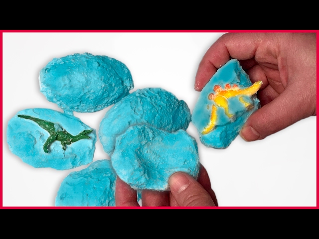 DIY How to Make Fizzy Surprise Dinosaur Eggs