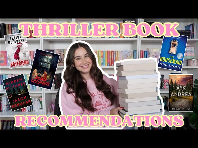 ULTIMATE THRILLER BOOK RECOMMENDATIONS 🔪 🩸 ☠️