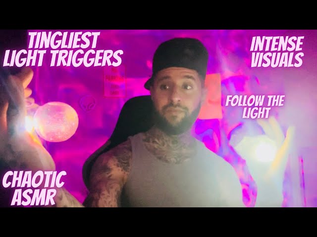 ASMR | ⚠️Warning⚠️Chaotic & Aggressive Light Triggers Pt.12