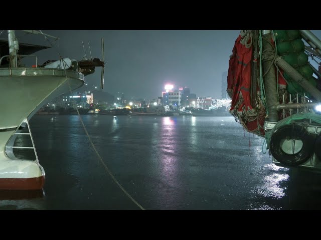 [4K Rain Walk] Rainy MokPo Harbor