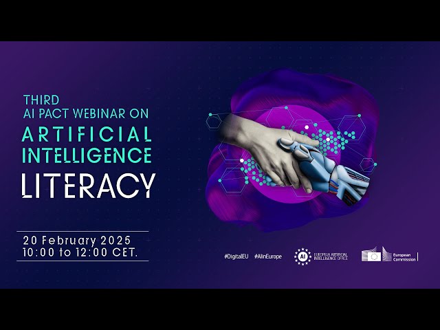 Third AI Pact webinar on AI literacy