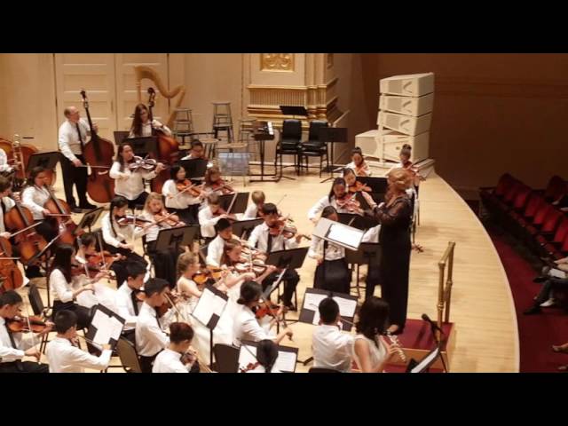 Sunset Youth Orchestra performing "Gabriel's Oboe" by Ennio Morricone at Carnegie Hall