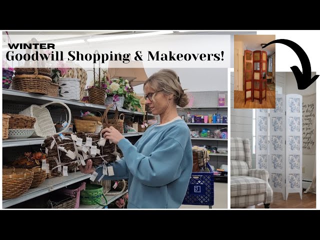 Thrift Store Makeovers ~ Goodwill Before and Afters ~ Thrift Store Projects ~Thrift Store Home Decor