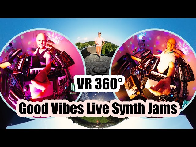 Good Vibes Live Synth Jams in VR 360° (Roland SE-02, JD-Xi, Oberheim OB-1, ARP 2600, Microbrute)