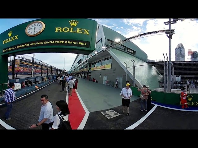 360° Singapore F1 2017 Pit Lane Walk on Race Night (1 of 3)