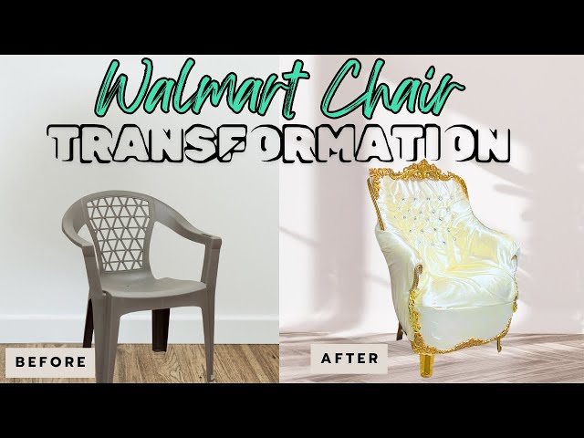 DIY Princess Throne Transformation | Turn a Walmart Lawn Chair into Royalty