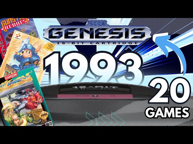 20 🔵Sega GENESIS games released in 📆 1993 (Pt. 1) | And 🥊STREET FIGHTER came TRUE on GENESIS.