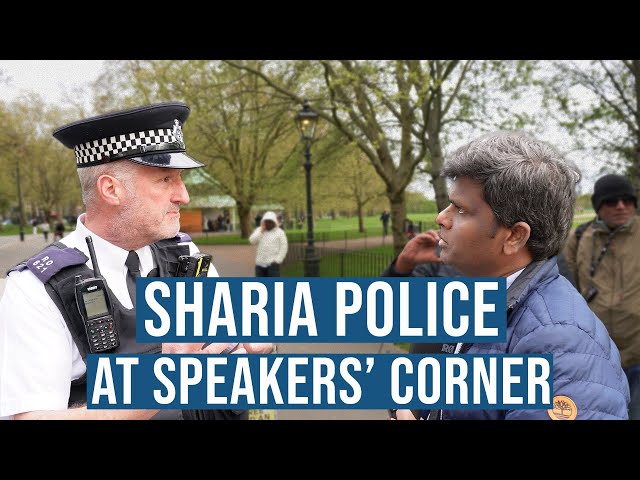 London (Sharia) Police Act as Agents of Criminal Muslims to Defend Poor Islam / Quran | Arul