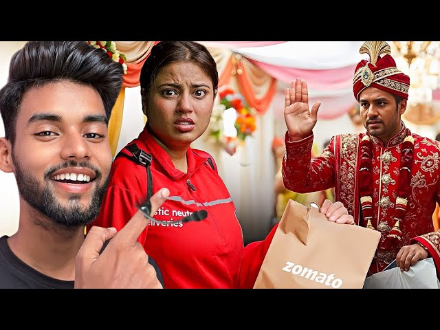 I Delivered Food in Stranger's Wedding as a Fake Zomato Rider ! (Reaction)