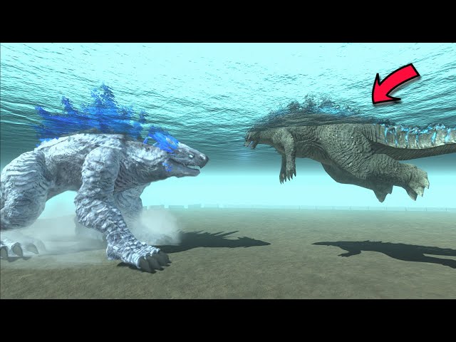 Underwater Showdown! Godzilla vs All Kaiju | Who Will Survive? - Animal Revolt Battle Simulator