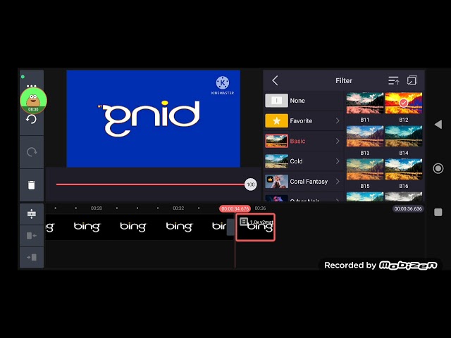 How to make Bing Logo Effects on Kinemaster and Mobizen