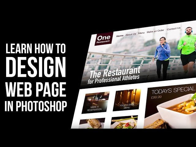 Web design tutorial: How to design Website in Photoshop