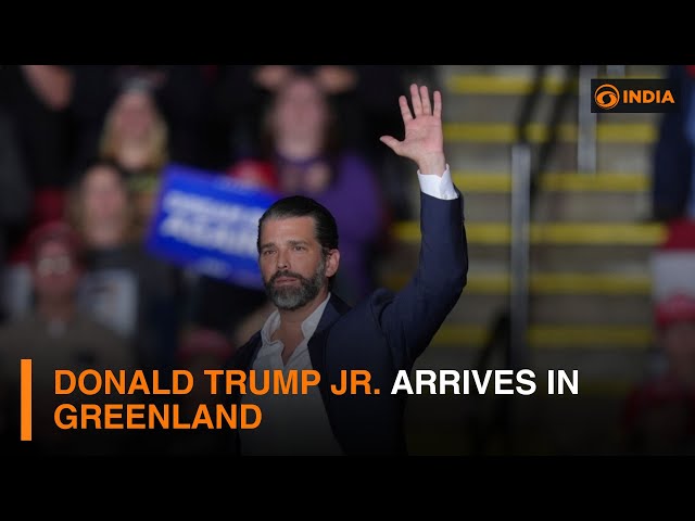 Donald Trump Jr. arrives in Greenland | DD India Live