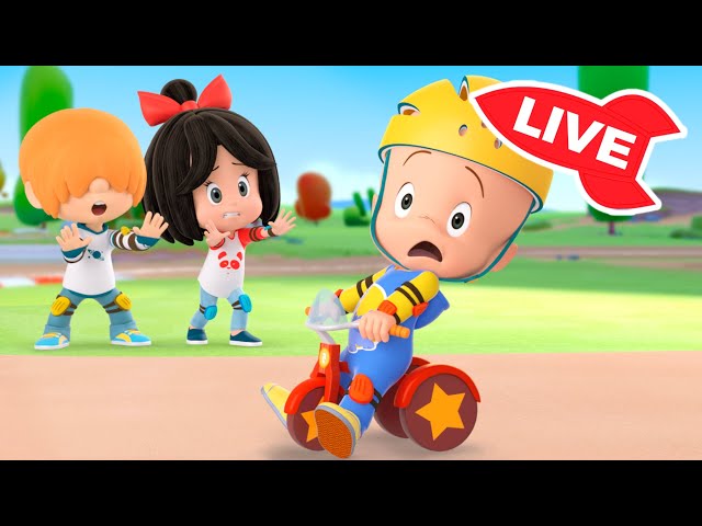 🔴 LIVE 🔴 Nursery Rhymes and children songs with Cleo and Cuquin | #shorts #live