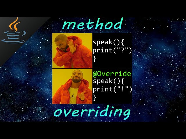 Java method overriding 🙅‍♂️