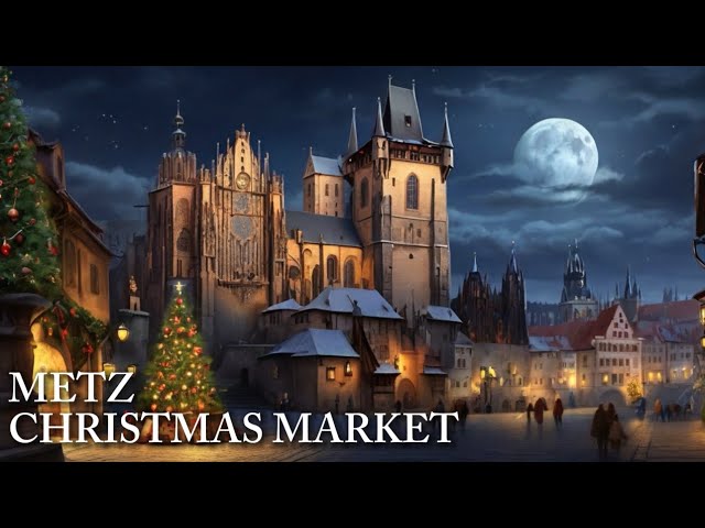 Magical Metz Christmas Market | 4K Walking Tour of Festive Delights