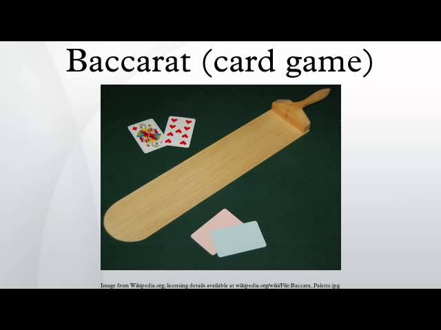 Baccarat (card game)