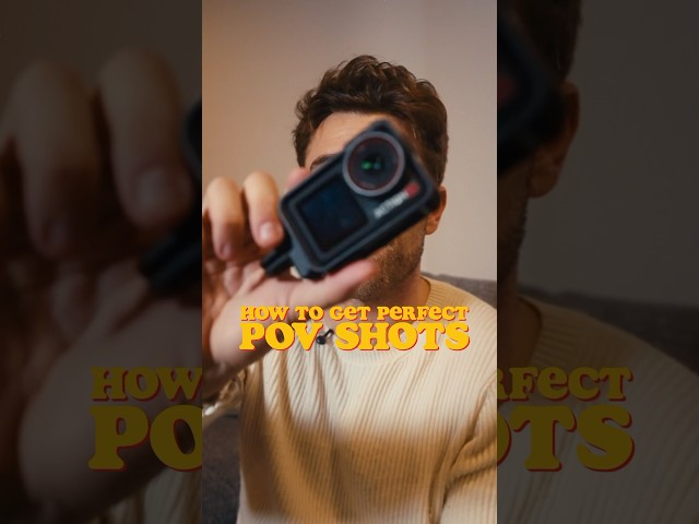 How to get POV shots easy #videographer #tutorial #unboxing #shorts