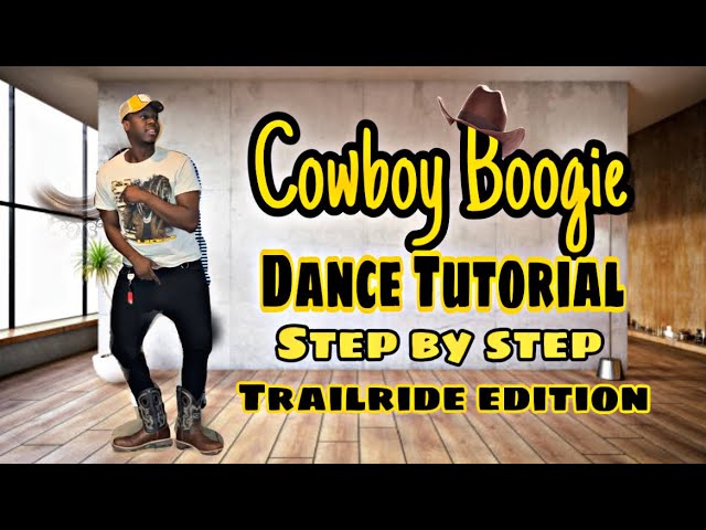 Cowboy Boogie - Meechie ft Big Mucci ( Dance Tutorial) trail ride edition