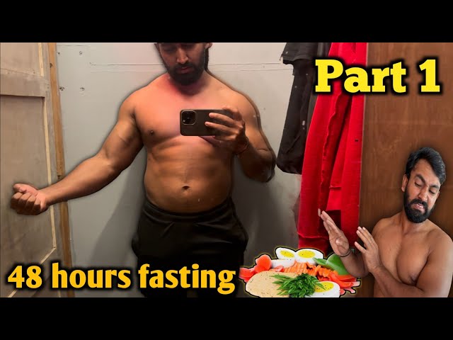 48 Ghante Ka Fast! Kya Hota Hai Body Mein⁉️-Part 1 😳🤯#minivlog #48hourschallenge #motivation