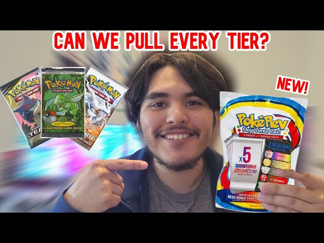 Opening PokeRev 5.0 Mega Bonus Packs! Can We Pull The Rainbow?