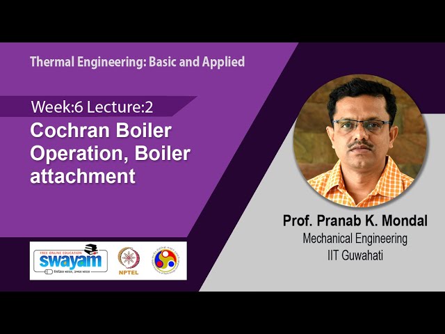 Lec: 23: Cochran Boiler Operation, Boiler attachment