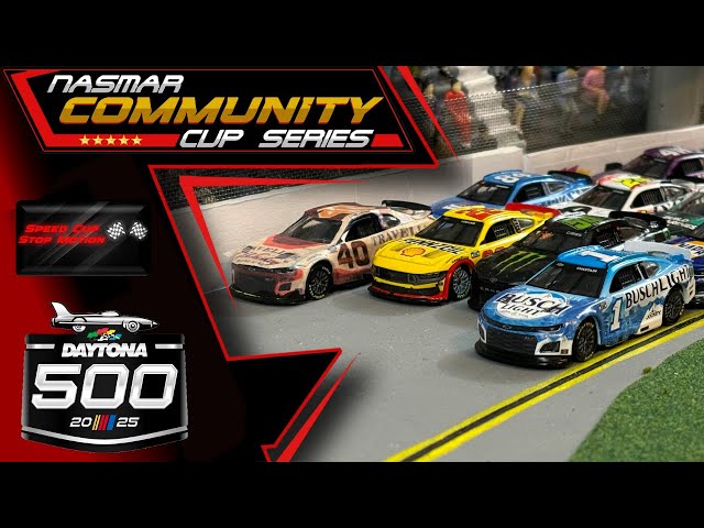 NASCAR STOP MOTION: 2025 DAYTONA 500 // NASMAR COMMUNITY CUP SERIES