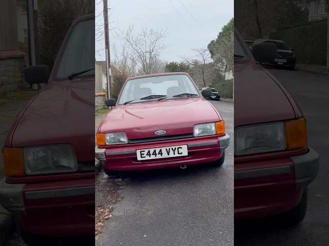 This 1987 Ford Fiesta Mk2 is a rare survivor #carshorts #carspotting #classicford #fordfiesta